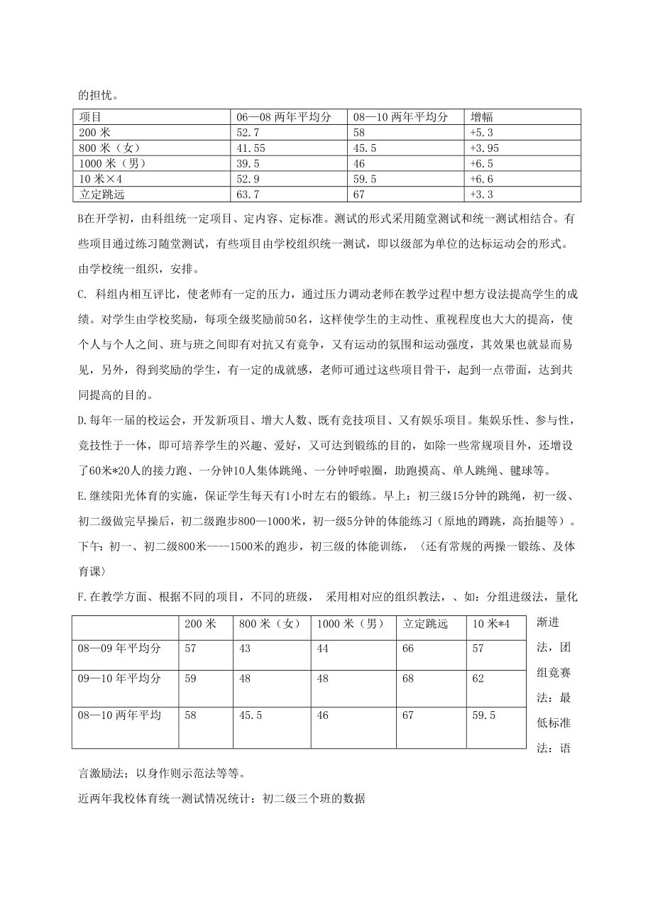 体育与健康论文：针对《学生体能素质标准》测试数据的思考与对策.doc_第3页