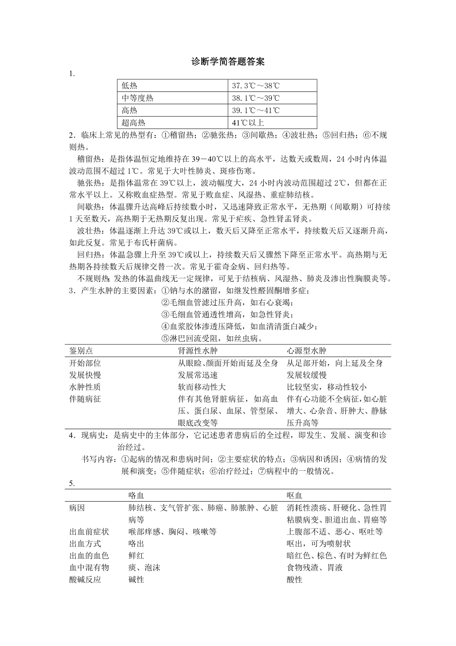 诊断学简答题讲解.doc_第2页