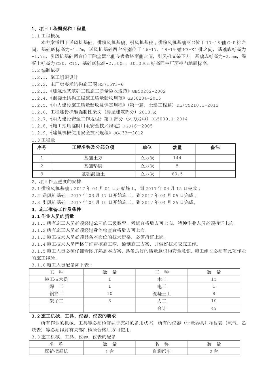 锅炉设备基础施工方案.doc_第2页