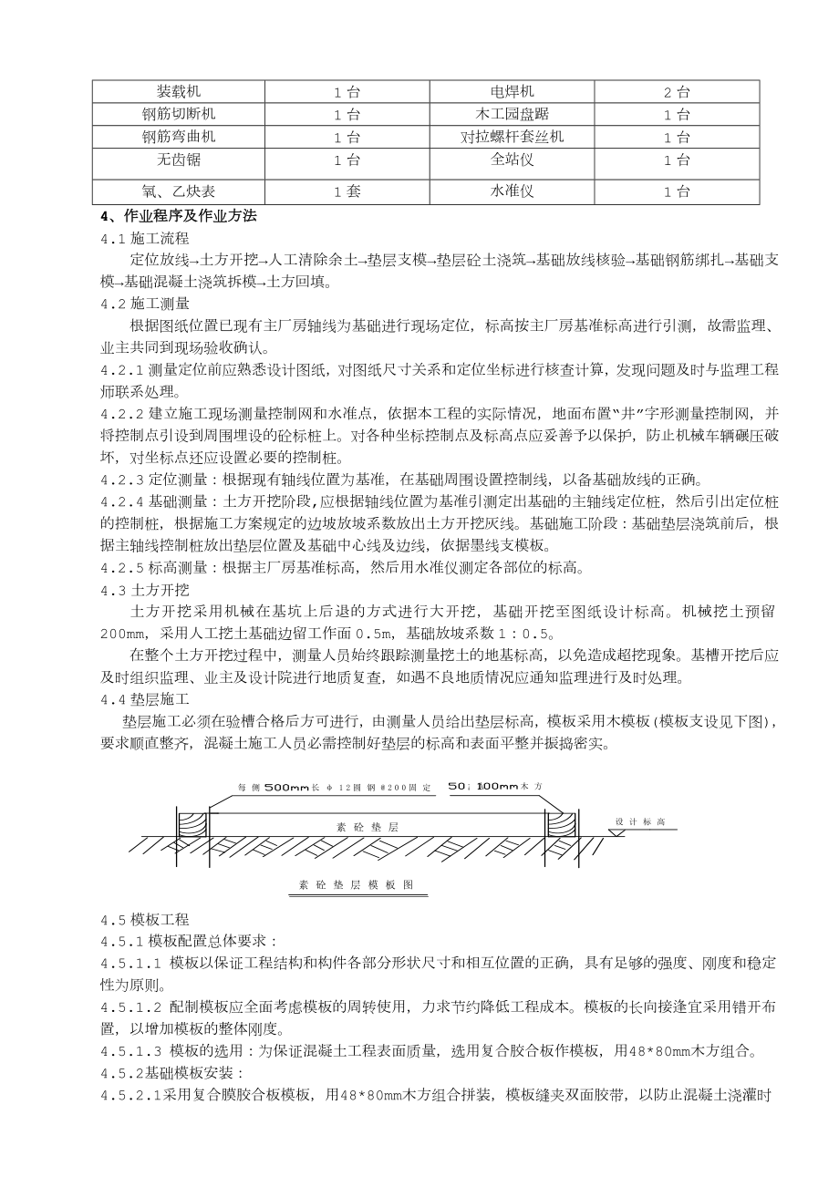 锅炉设备基础施工方案.doc_第3页