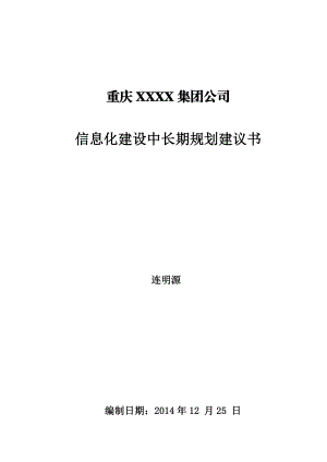 集团信息化战略规划建议书.doc