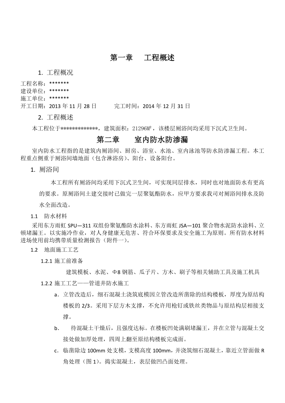 防水防渗漏施工方案.docx_第2页