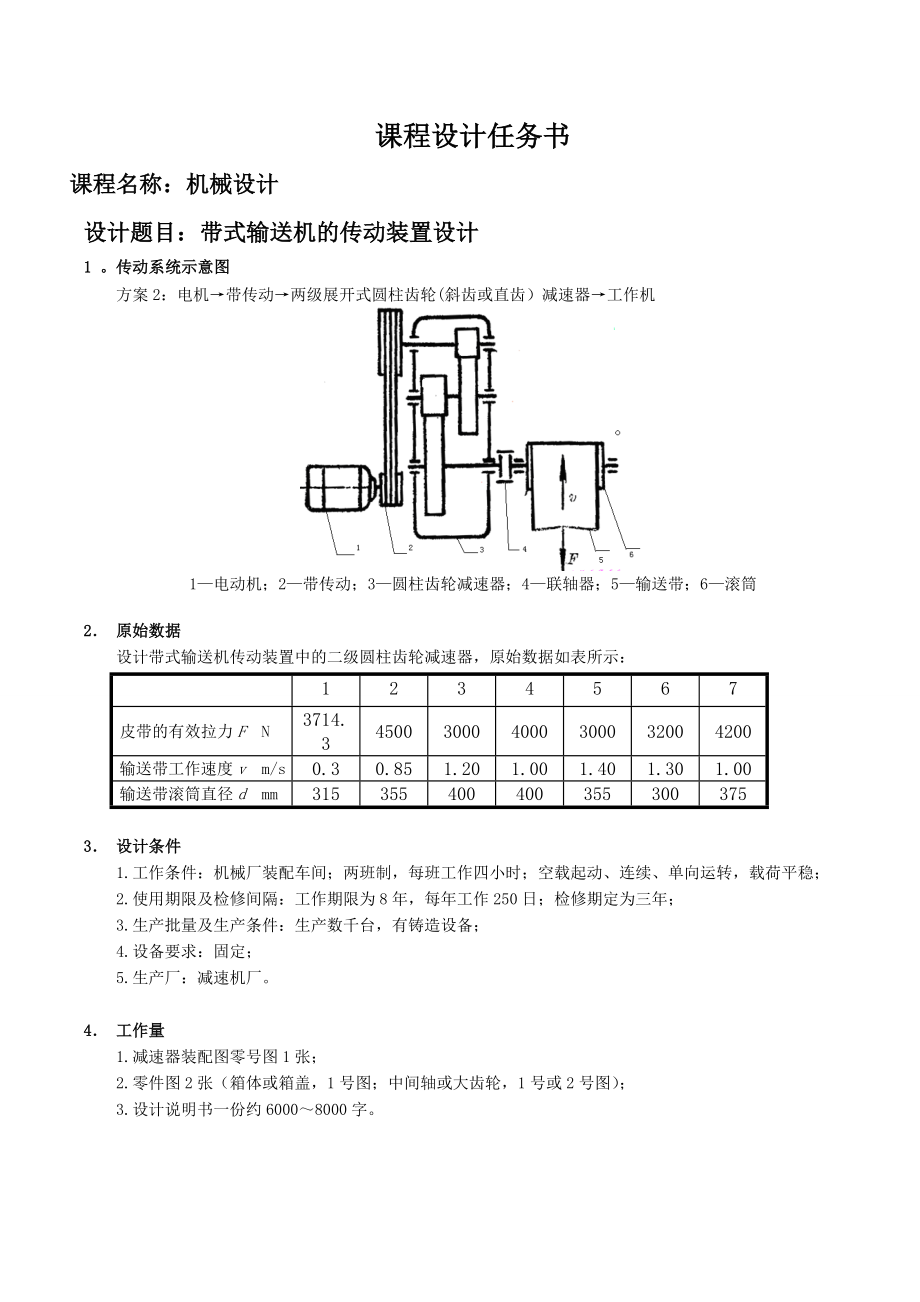 二级减速器带式输送机传动装置设计.doc_第2页