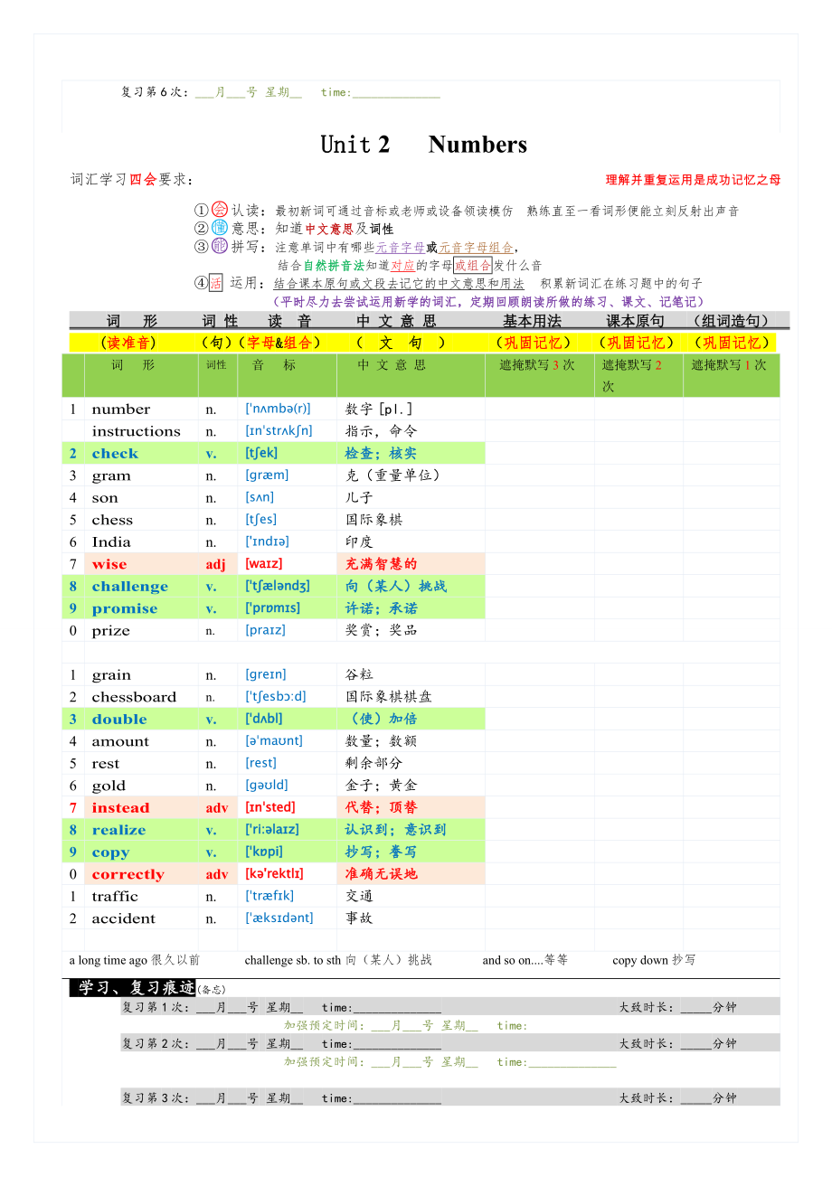 广州英语单词(含音标)初二8年级上沪教广深版.doc_第2页