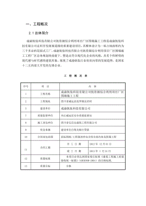 砖砌围墙级场地道路硬化施工组织设计方案.doc