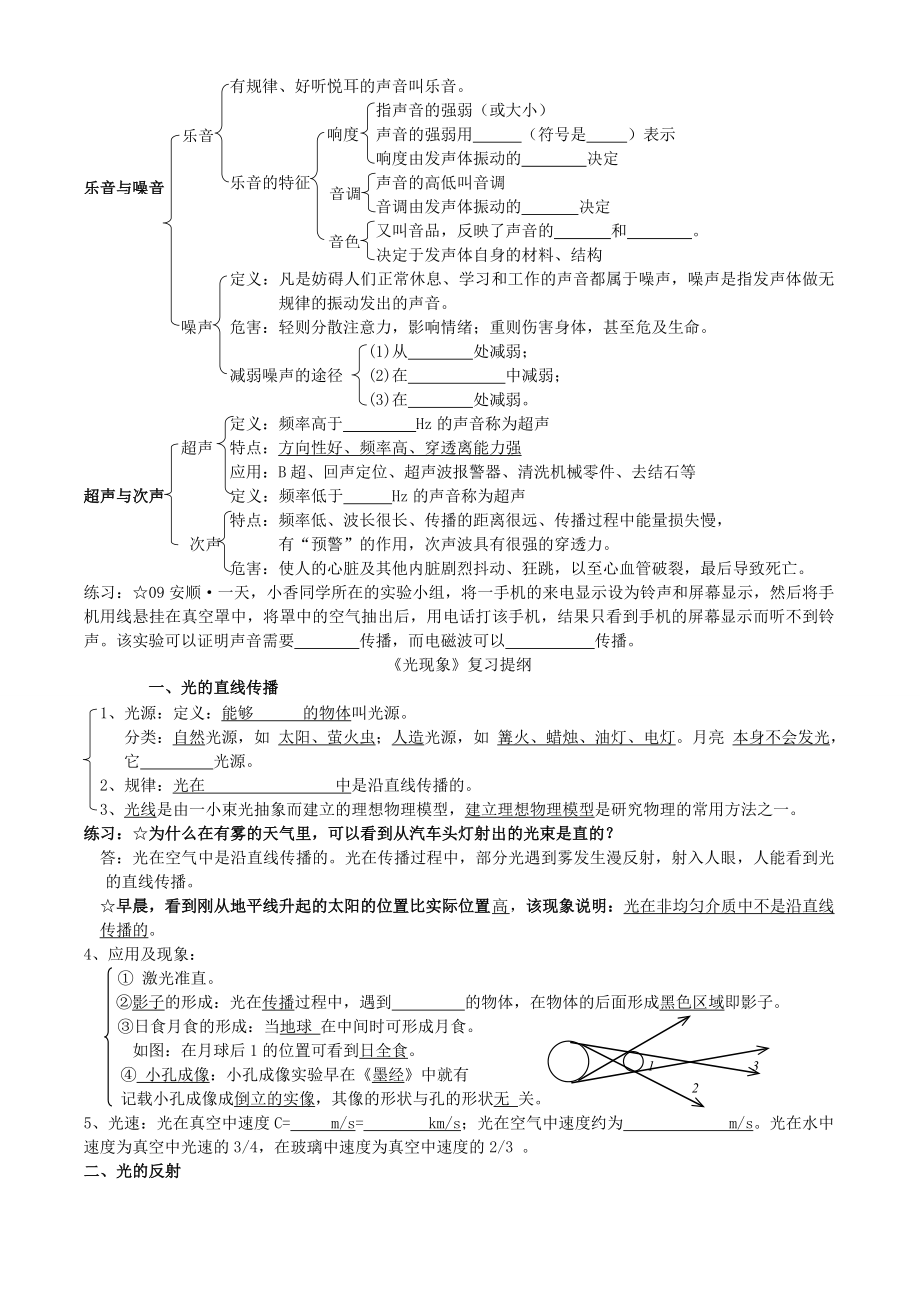 八年级物理上册-知识点归纳-教科版.doc_第2页