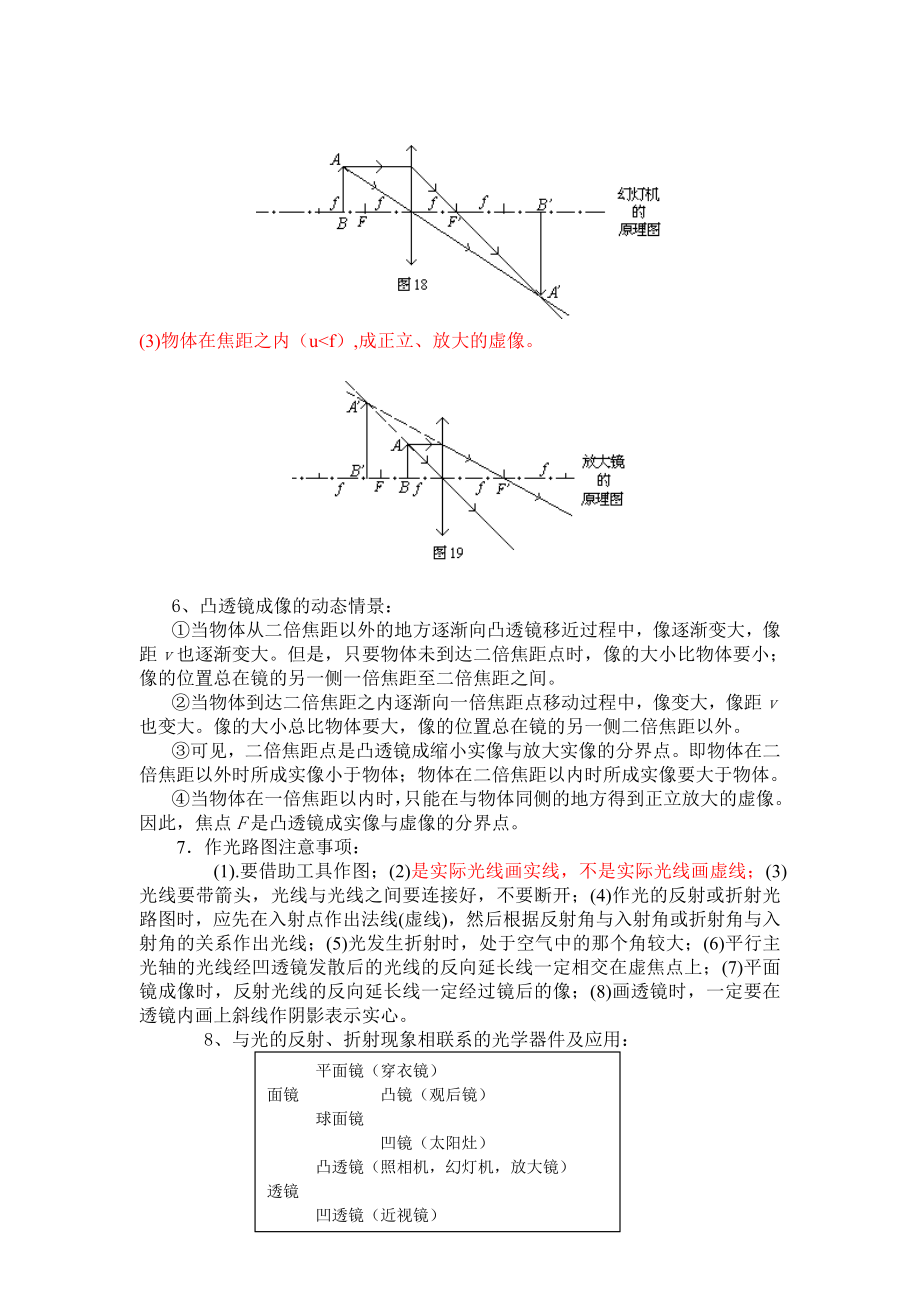 人教版初中物理知识点总结归纳(特详细)资料.doc_第3页