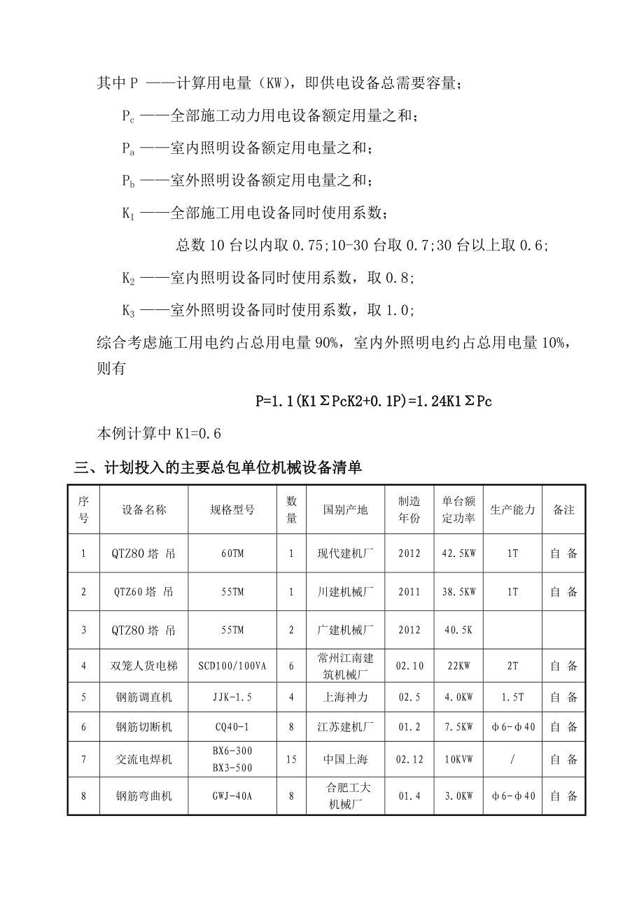 项目临时用电施工方案(完整版).doc_第2页