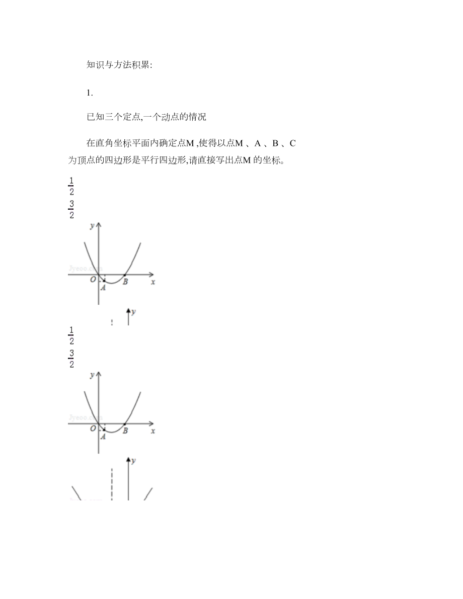 二次函数中的存在性问题(平行四边形)[1]解读.doc_第1页