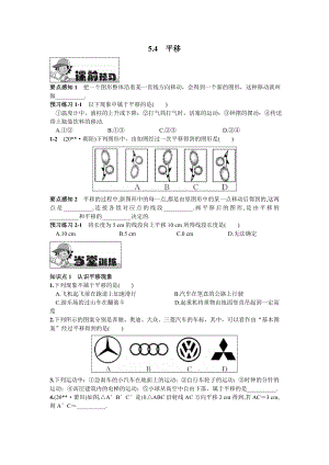 初中数学专题平移含答案.doc