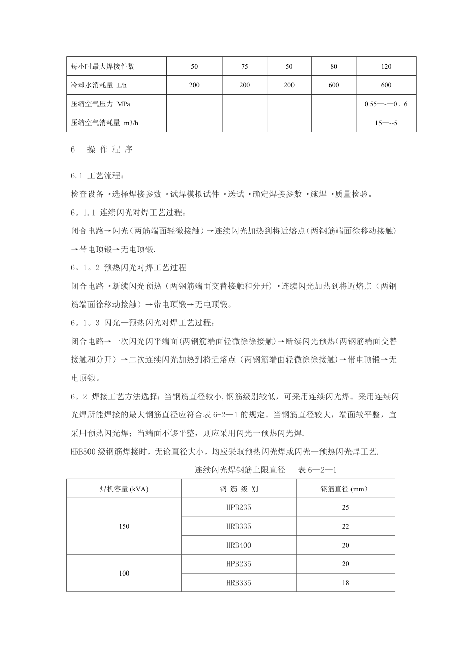 钢筋闪光对焊施工工艺标准.doc_第3页