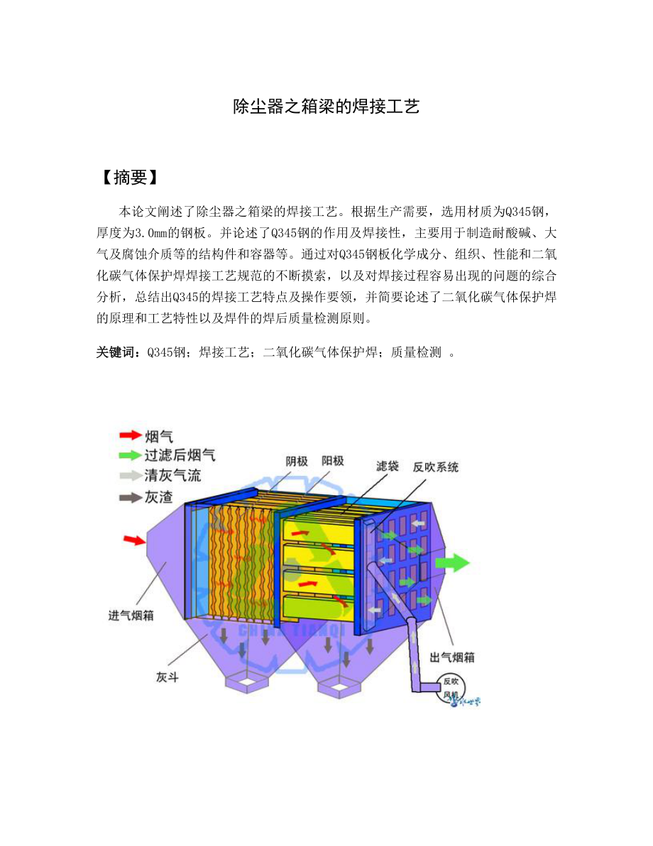 除尘器之箱梁的焊接工艺焊接专业毕业设计.doc_第1页