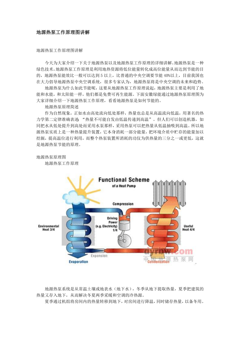 地源热泵工作原理图讲解.doc_第1页