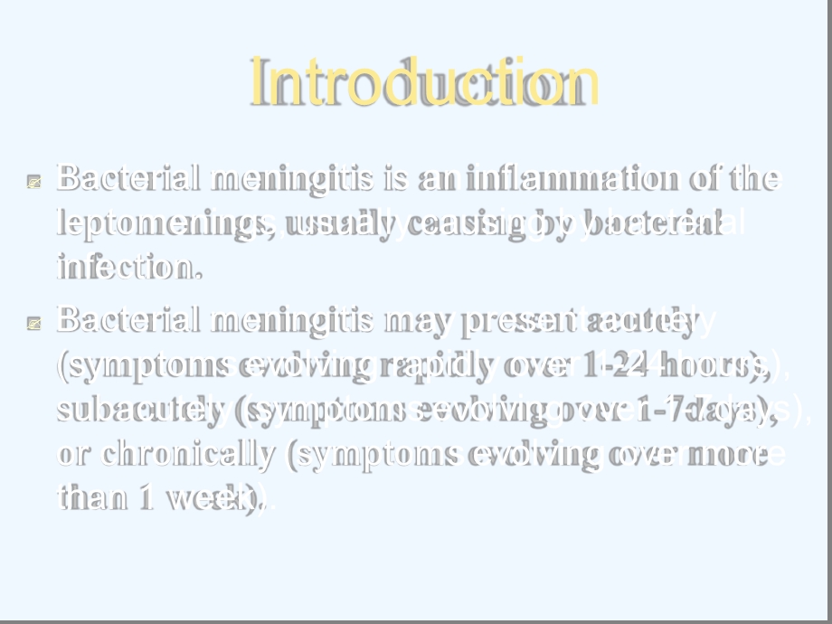 儿科英文化脓性脑膜炎Bacterialmeningitis课件.ppt_第1页