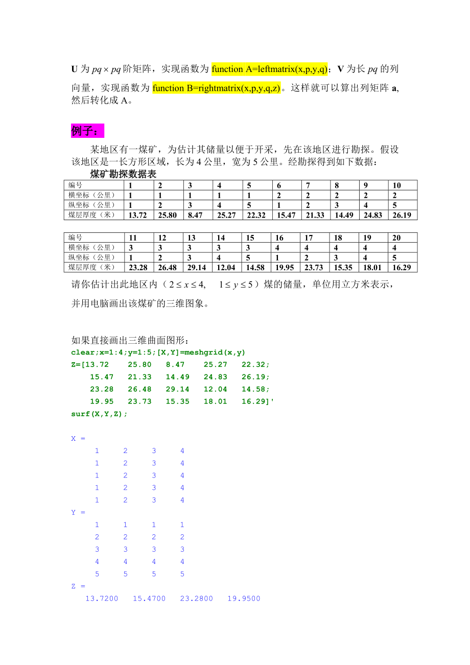 曲面拟合原理与实例.doc_第3页