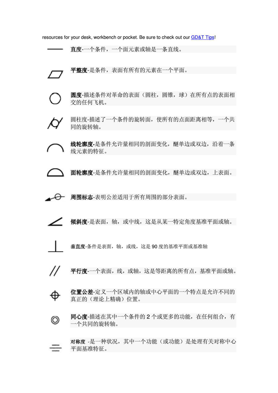 机械图纸中常见的符号及意义(中文).doc_第1页