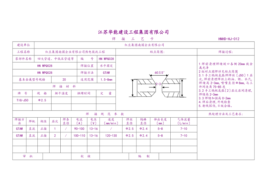 管道焊接工艺卡.doc_第1页