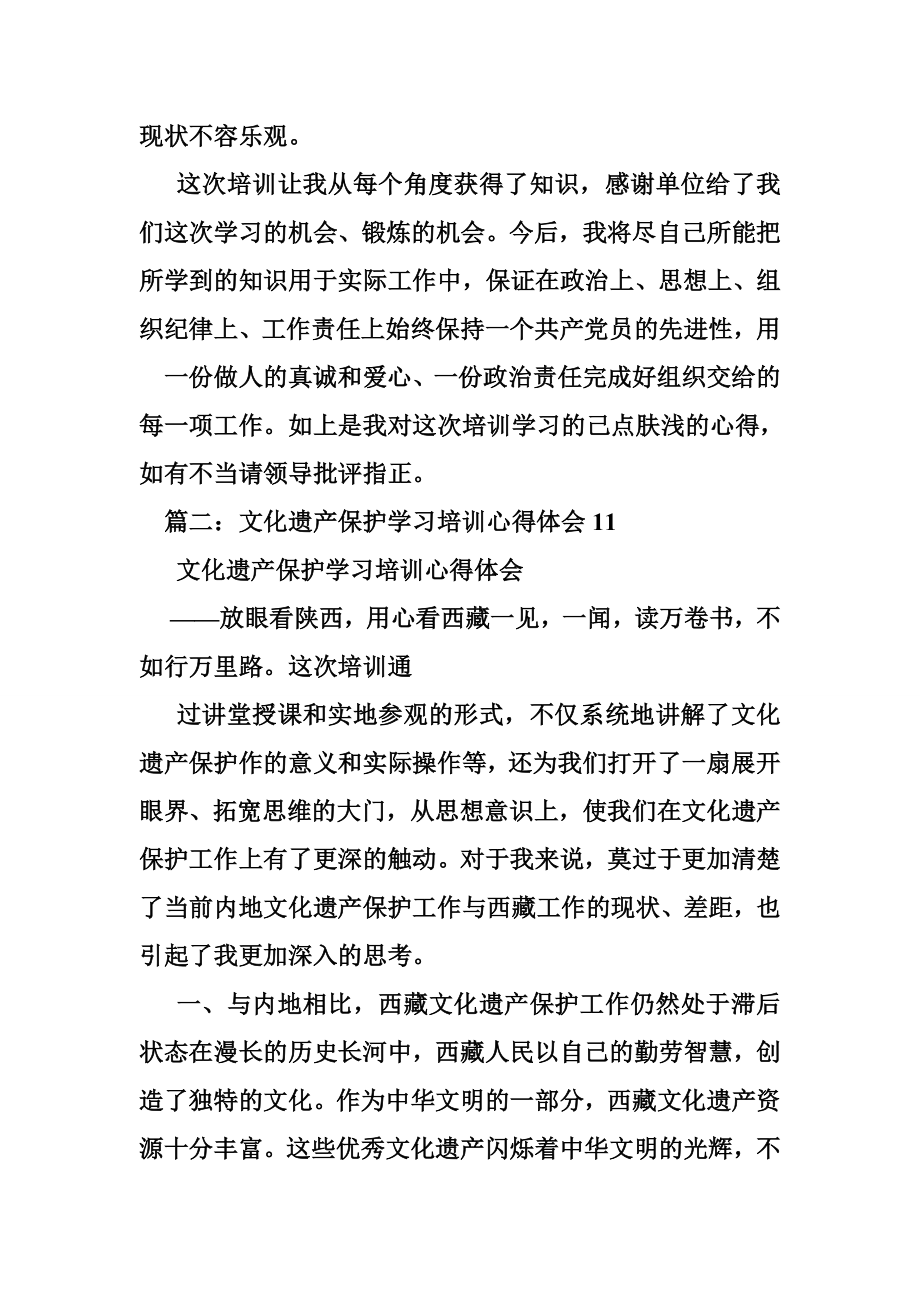 国家文物培训心得体会.doc_第2页