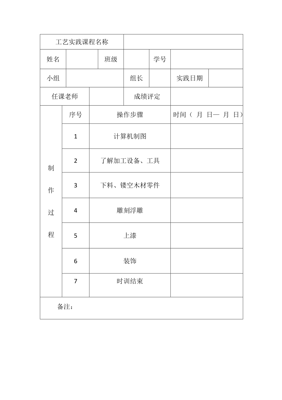 工艺实践报告册.doc_第2页