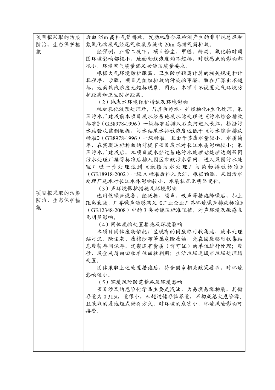 重庆长安汽车股份有限公司S系列发动机一期建设项目环境影响评价报告书.doc_第2页