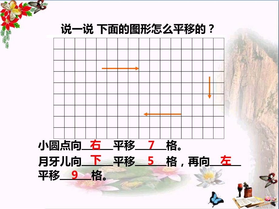 五年级数学上册第二单元图形的平移、旋转与轴对称(第2课时)图形的平移课件西师大版.ppt_第2页