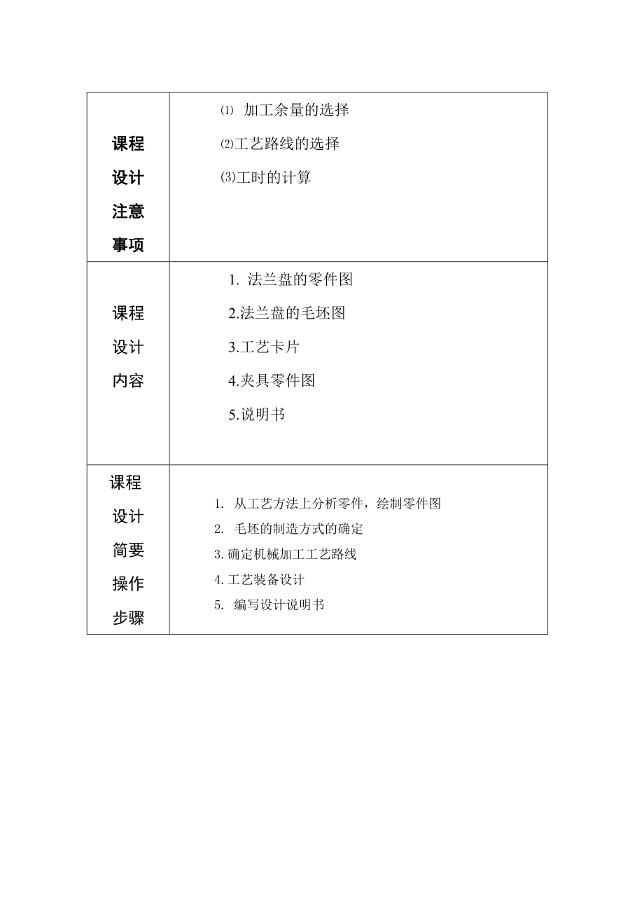 机械制造技术课程设计法兰盘的机械加工工艺规程及工艺装备.doc_第3页