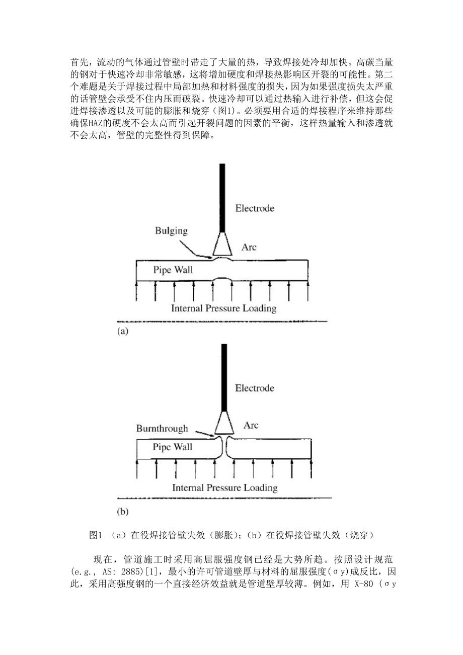 天然气管线在役焊接期间管壁失效的发生.doc_第2页