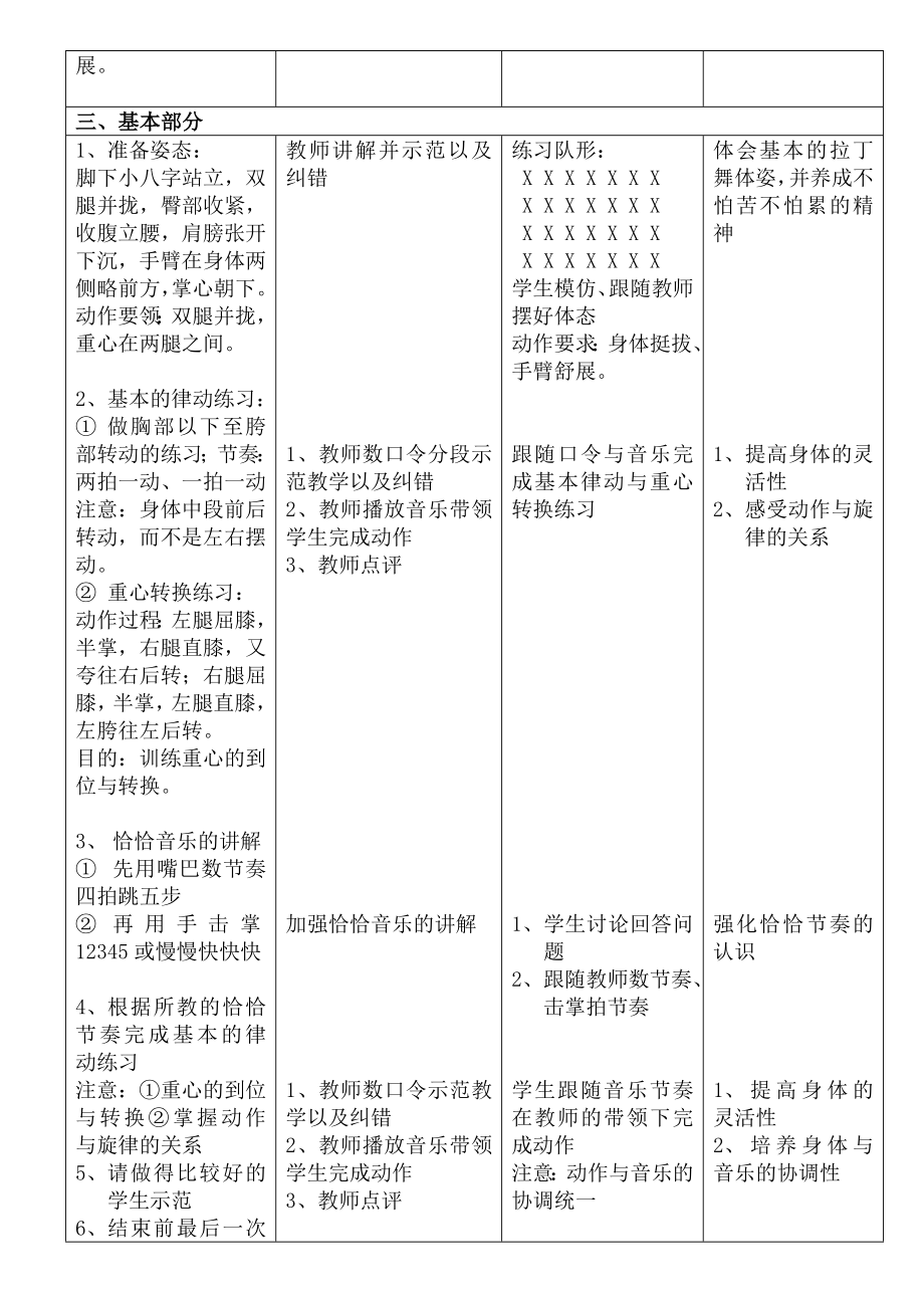 拉丁舞恰好课程教案[宝典].doc_第3页