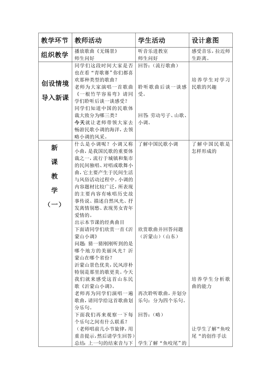 第五单元《小调集萃》教学设计.doc_第2页