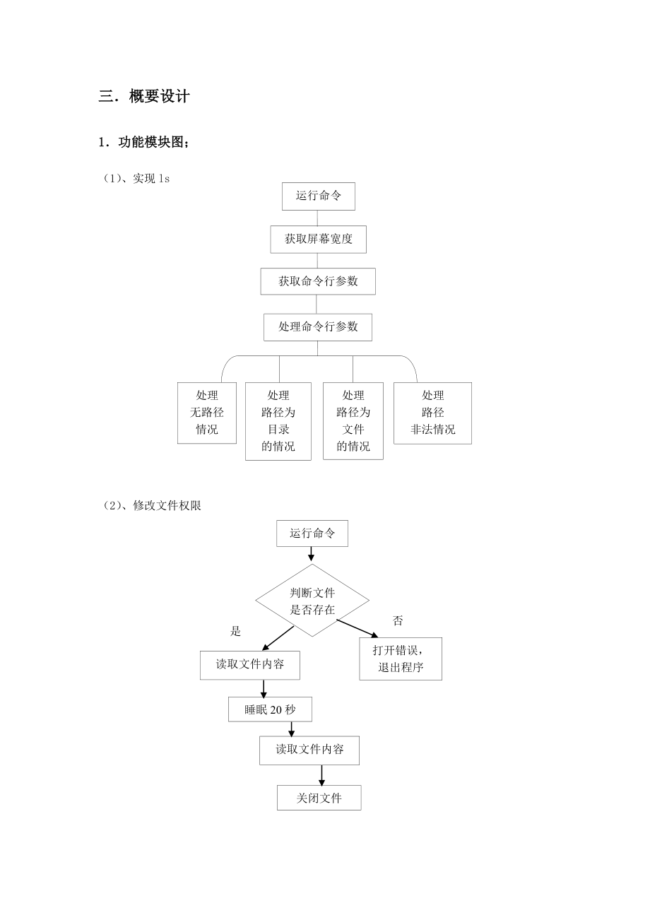 操作系统课程设计文件系统ls实现与内核编码.doc_第3页