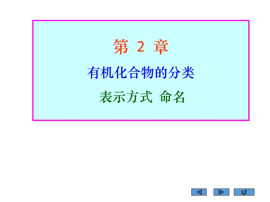 有机化学分类表示命名.ppt_第1页