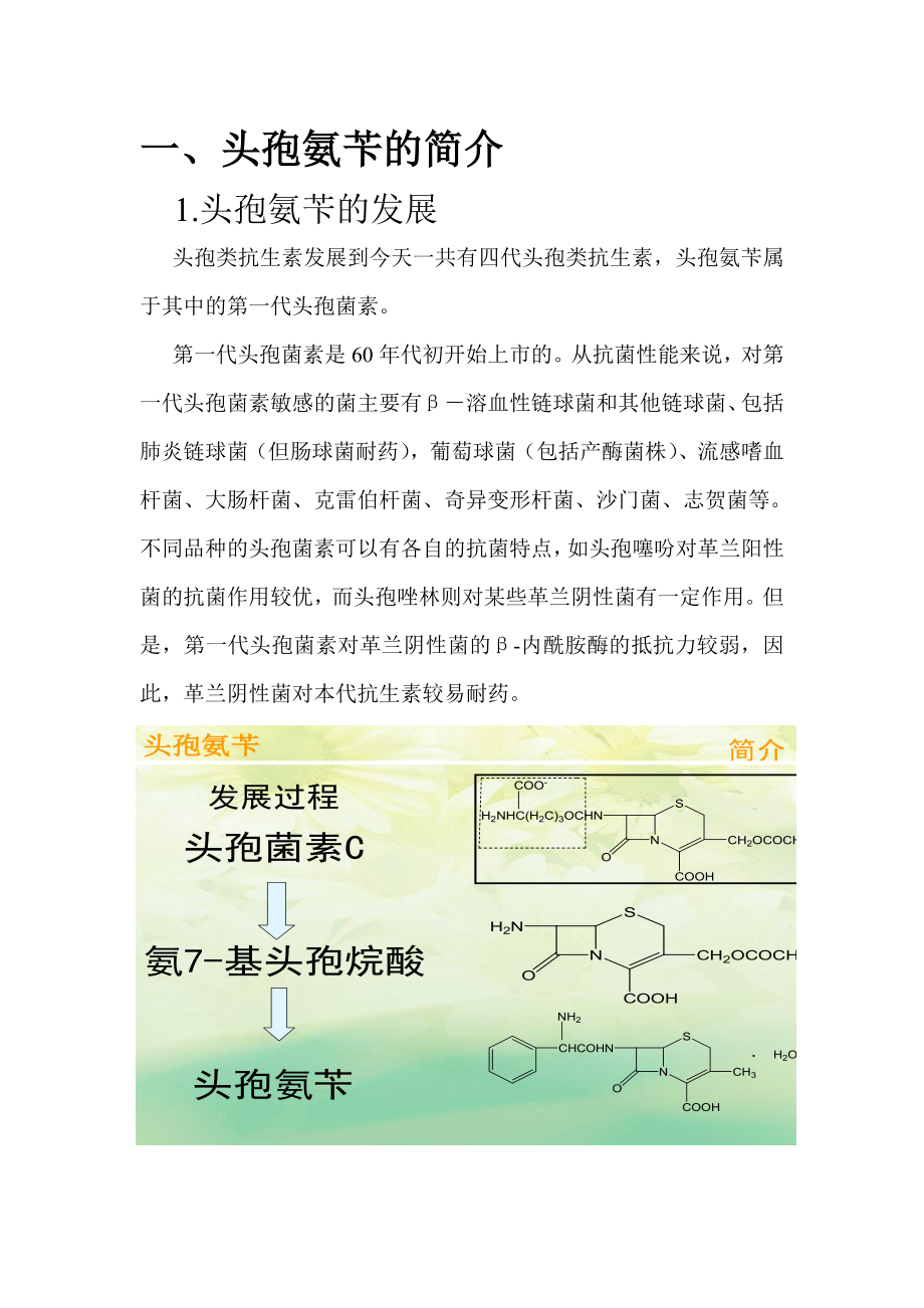 课程设计头孢氨苄生产工艺研究.doc_第3页