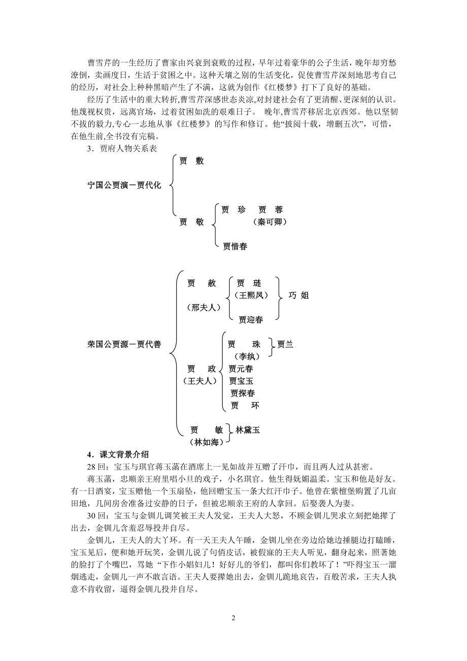 《宝玉挨打》导学案.doc_第2页