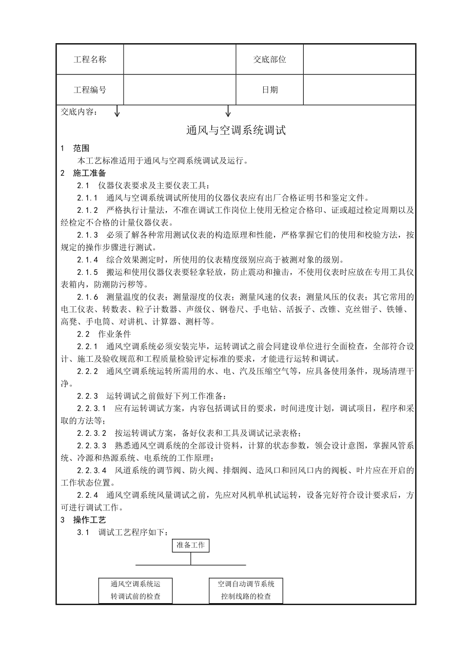 通风与空调系统调试工艺.doc_第1页