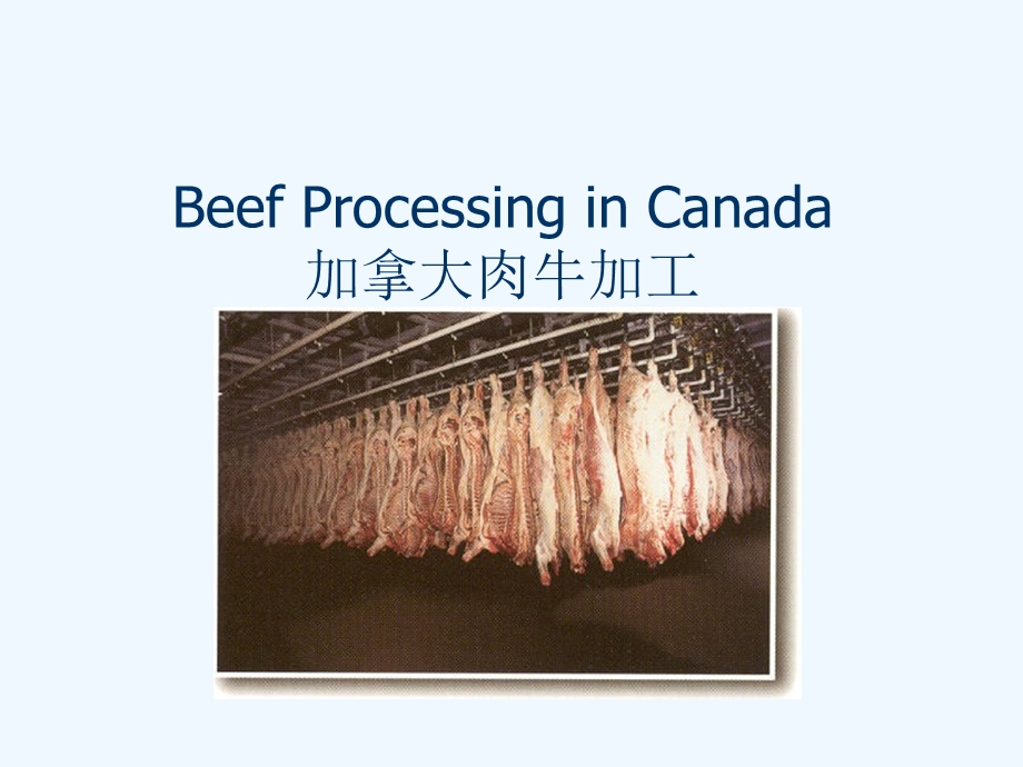 加拿大肉牛加工(中英文)课件.ppt_第1页