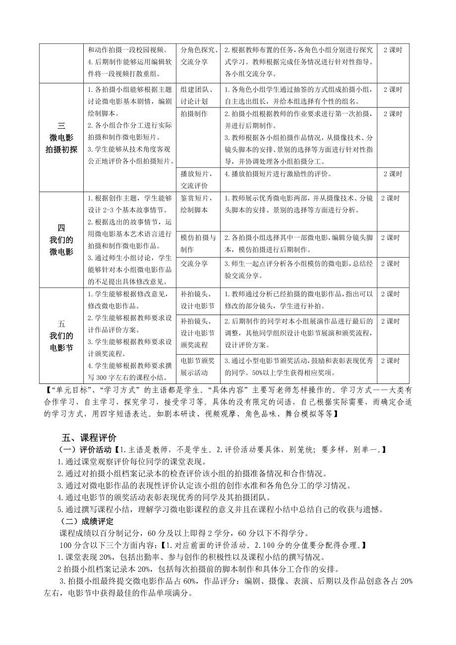 《校园微电影》课程纲要.doc_第3页