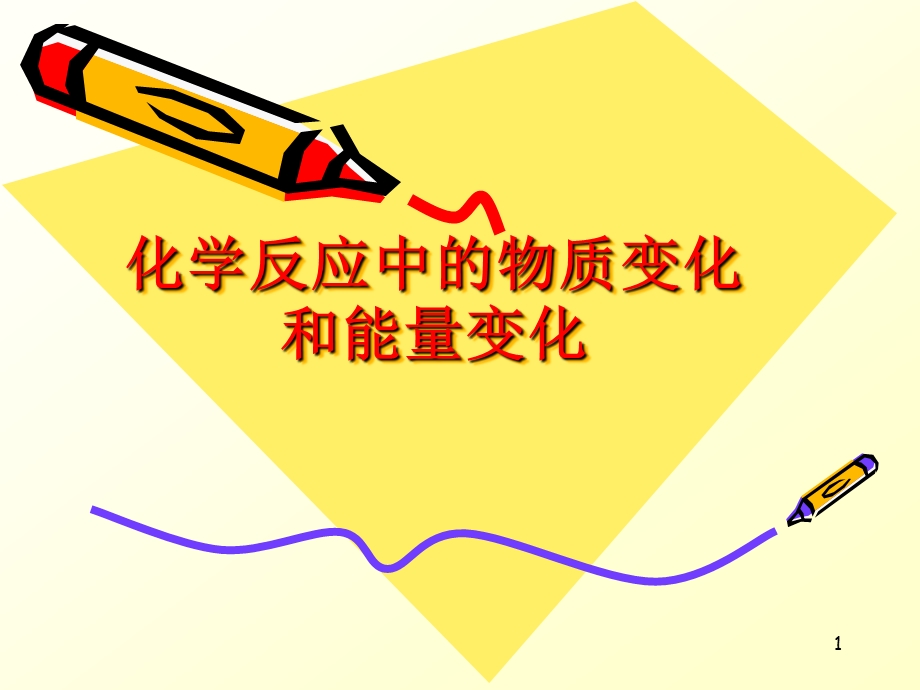 化学反应中的物质变化和能量变化课件.ppt_第1页