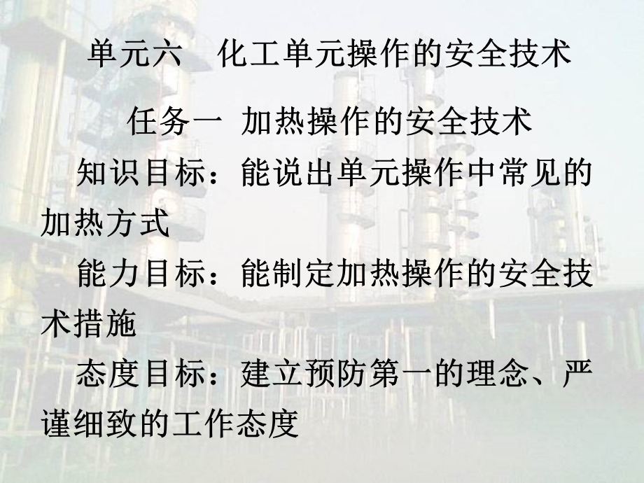 化工生产安全技术：6-化工单元操作的安全技术课件.ppt_第1页