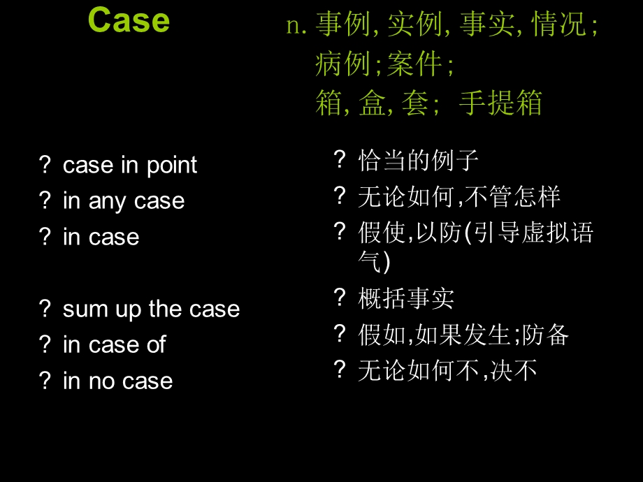 四级超高频词汇课堂课件.ppt_第3页