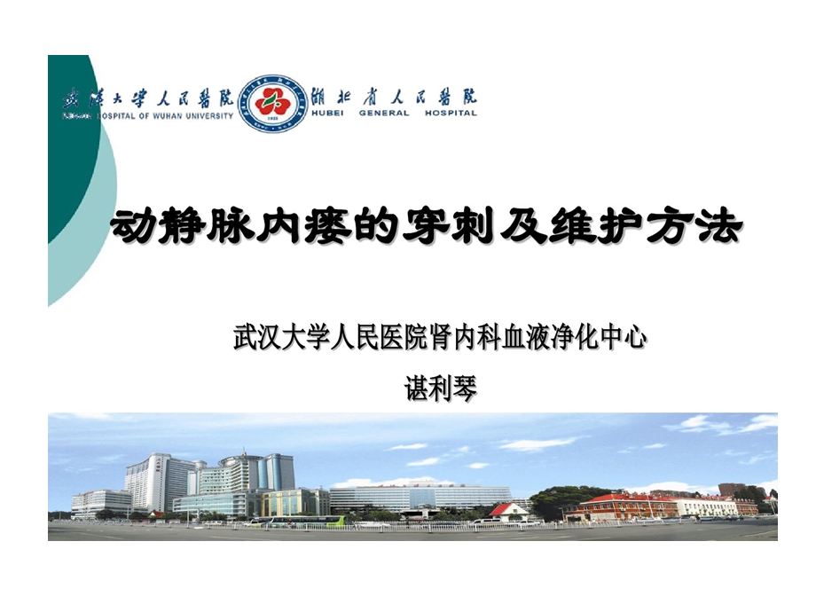 内瘘穿刺及维护的方法课件.ppt_第1页