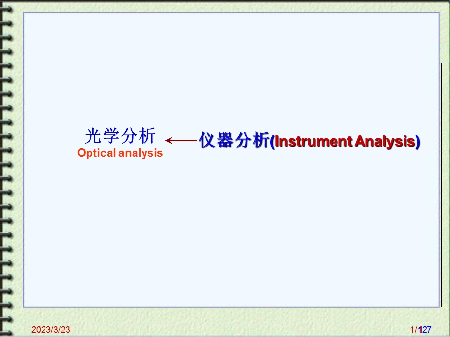 仪器分析绪论教程课件.ppt_第1页