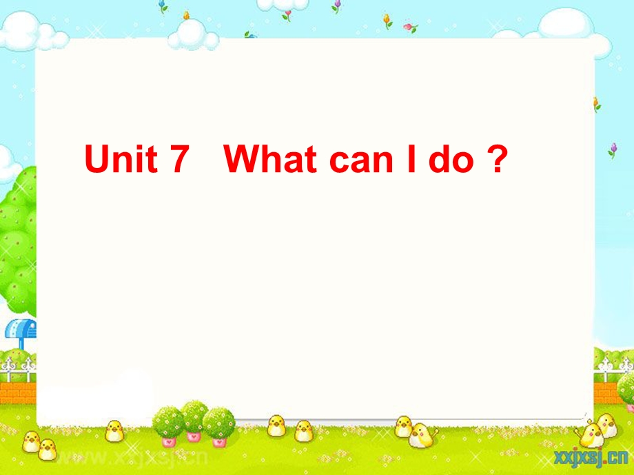 六年级英语上册Unit7WhatcanIdo课件 湘少版.ppt_第1页