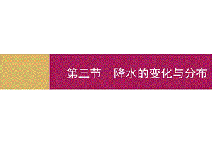 人教版七年级地理上册第三章第三节降水和降水的分布课件.pptx