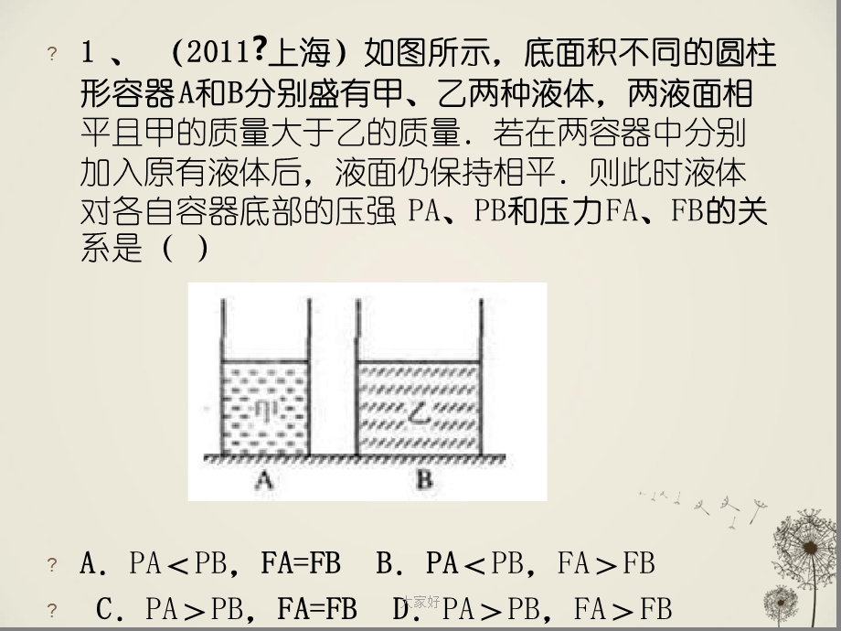 八年级下册物理人教版章易错题课件.ppt_第2页