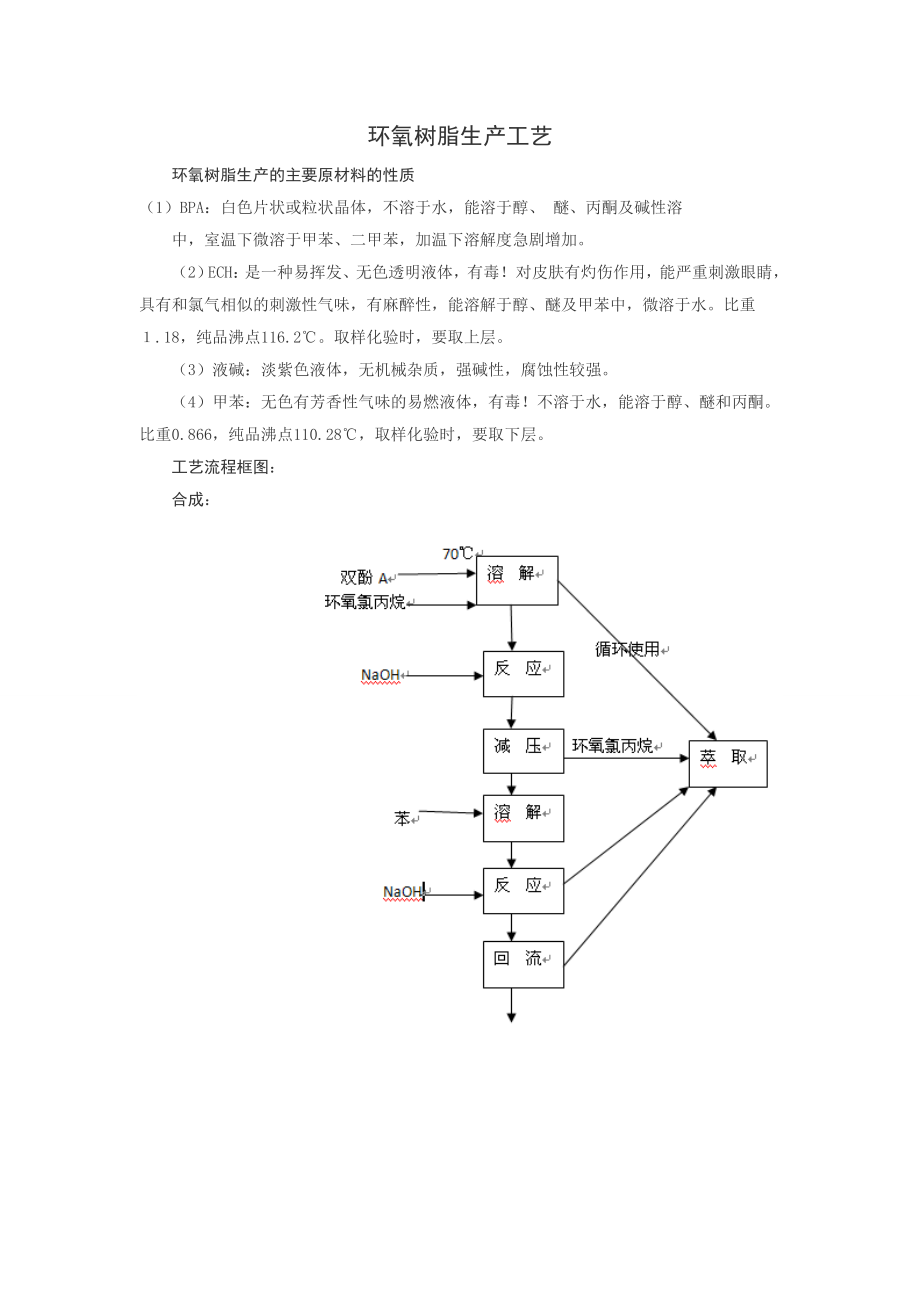 环氧树脂生产工艺.doc_第1页