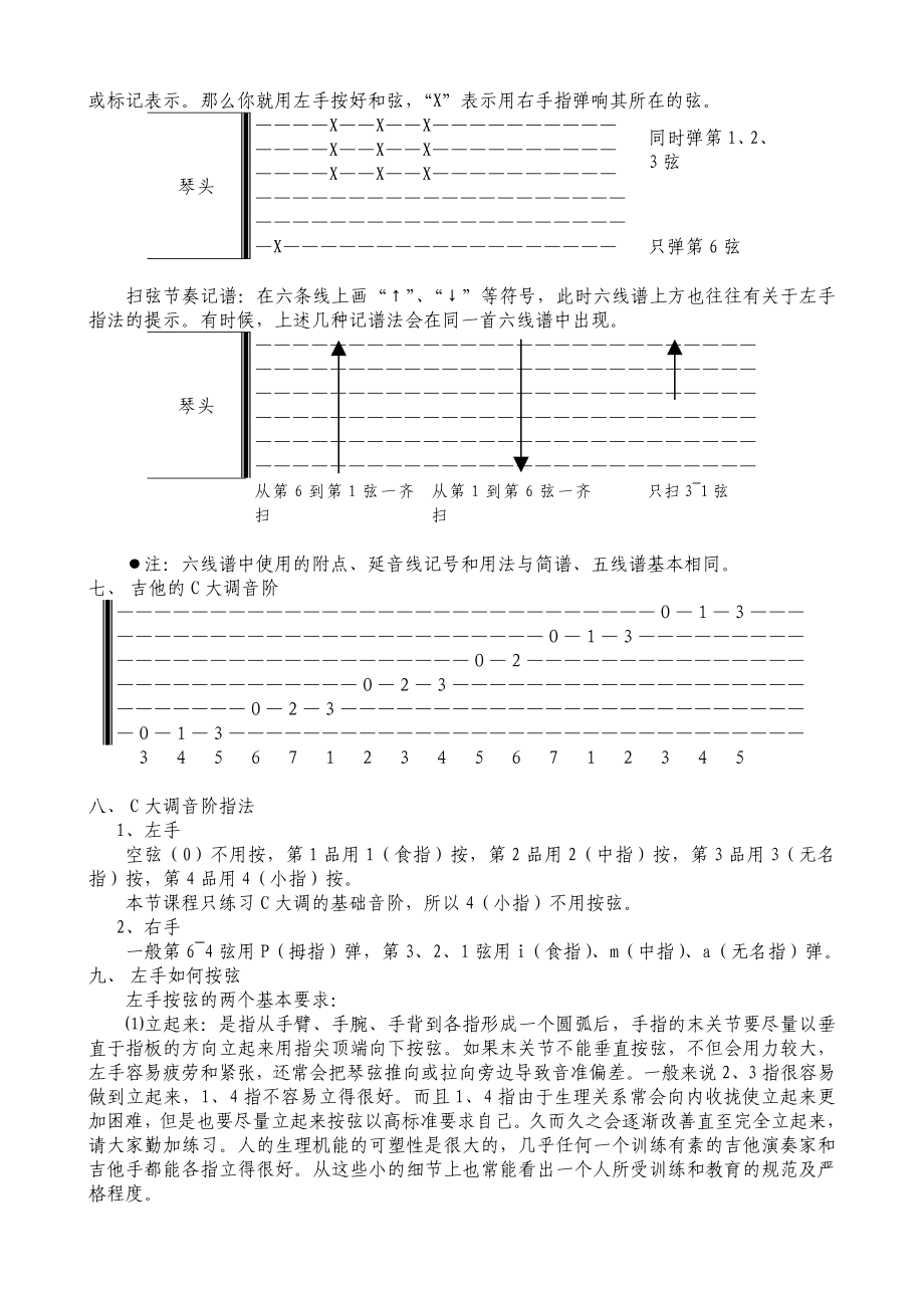 吉他基础教程入门知识.doc_第3页