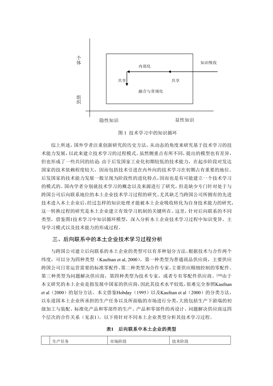 论文（设计）基于跨国公司后向联系的本土企业技术学习过程分析.doc_第3页