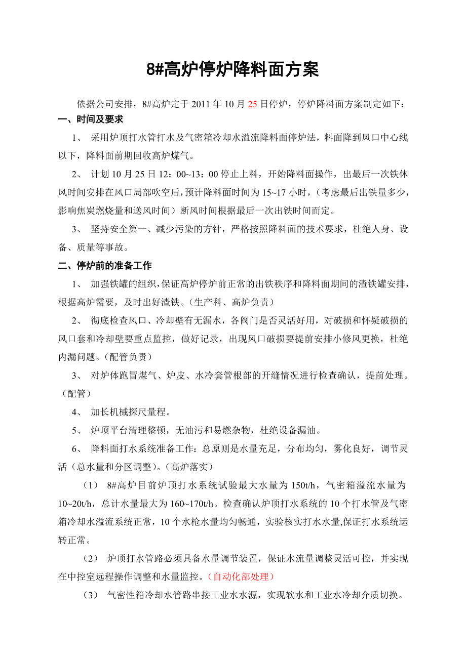 高炉停炉降料面方案讲解.doc_第1页