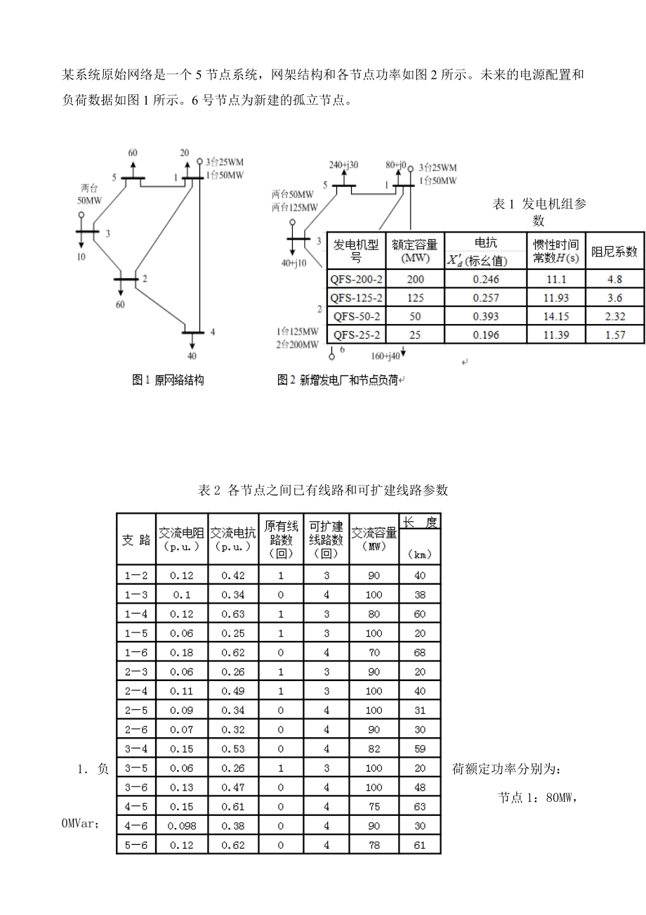 电力系统潮流、短路计算和暂态稳定性分析—课程设计论文.doc_第3页