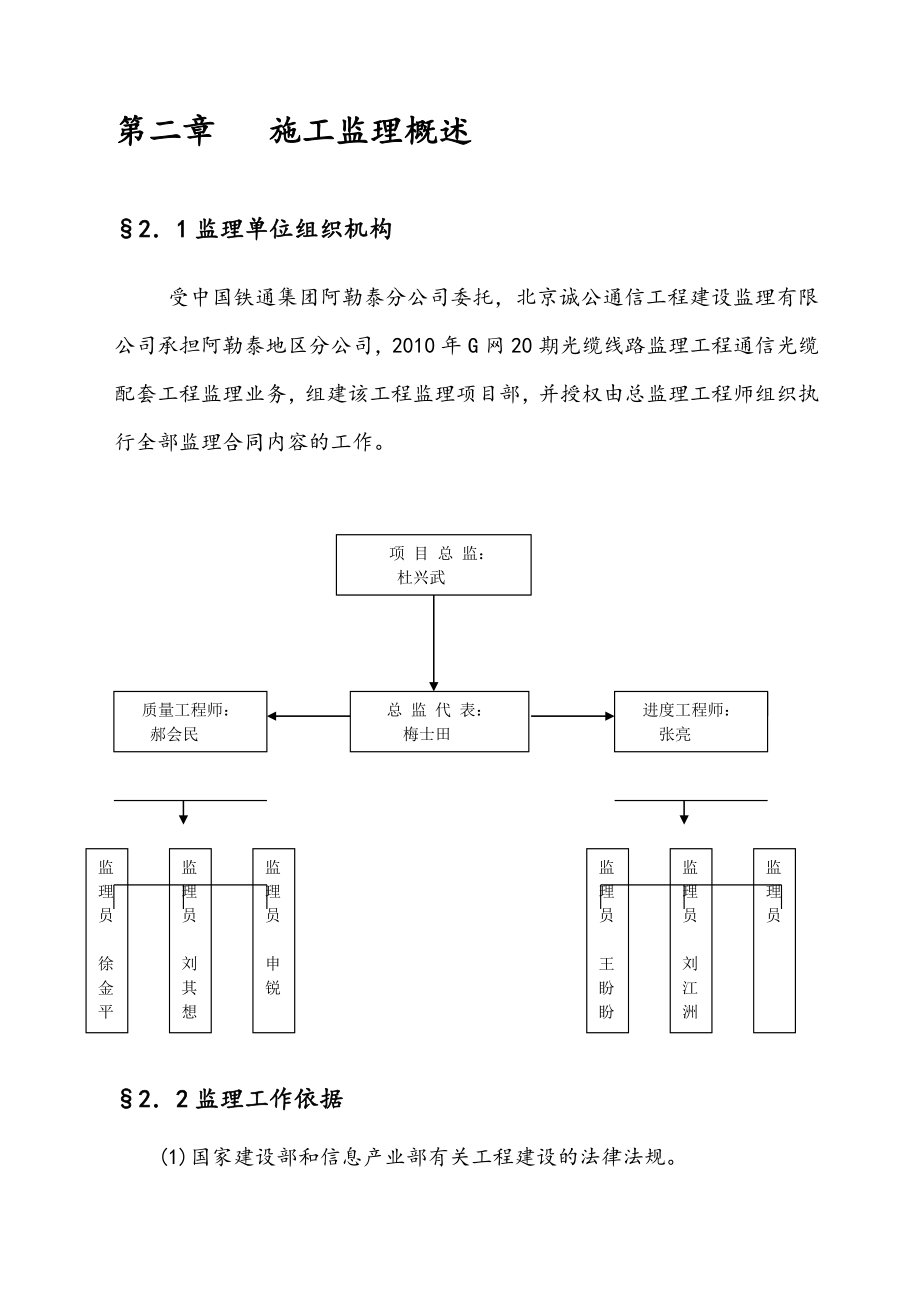 阿勒泰地区G网20期光缆线路监理规划.doc_第2页